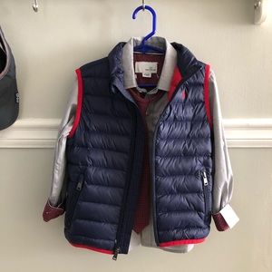 Polo vest padding kid’s& craft flow shirt